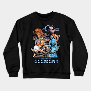 Fifth Element Inspired T-Shirt - Futuristic Style for Cosmic Enthusiasts Crewneck Sweatshirt